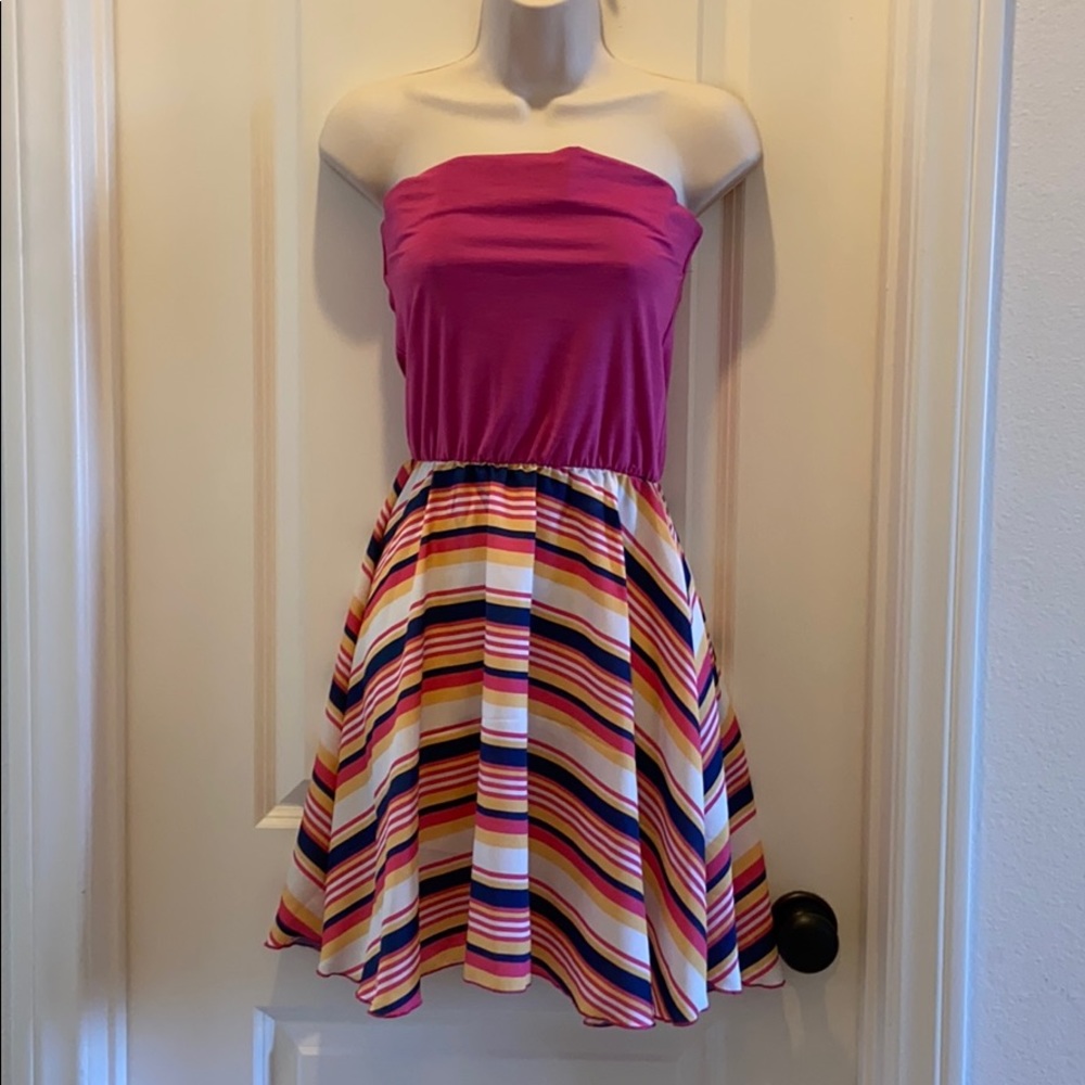 New w/out tags Frou Frou LA strapless dress